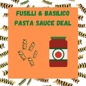 Fusilli and Basilico Pasta Sauce Deal!